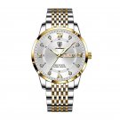 836 GD WH S_Men Watch  Luxury Waterproof Luminous Men Stainless Quartz Wristwatch Sport Man Watch Da