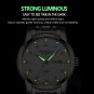 Gold Gold_Men Watch Business Stainless Stain Quartz Men's Wristwatch Luxury Waterproof Luminous Dat