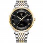 Gold Blue_PPEDAGAR Men Watches 2022 Luxury Quarzt Watch Waterproof Luminous Stainless Steel Busines
