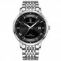 Silver Black_PPEDAGAR Men Watches 2022 Luxury Quarzt Watch Waterproof Luminous Stainless Steel Busi