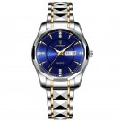 980 GD BU S_Men's Watches Stainless Steel Top Luxury Waterproof Luminous Quartz Wristwatches Push Bu