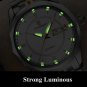 980 GD BU S_Men's Watches Stainless Steel Top Luxury Waterproof Luminous Quartz Wristwatches Push Bu