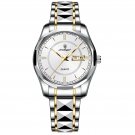 980 GD WH S_Men's Watches Stainless Steel Top Luxury Waterproof Luminous Quartz Wristwatches Push Bu