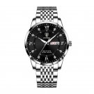 836 SL BK S_Men Watch Business Quartz Watches Top Swiss Brand Luxury Waterproof Luminous Stainless S