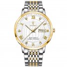 Gold White_Men Watch Business Quartz Watches Top Swiss Brand Luxury Waterproof Luminous Stainless St