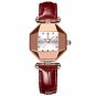 White_Women Watch Leather Quartz Watches Waterproof Rose Gold Top Swiss Brand Luxury Ladies Wristwat
