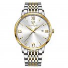 826 GD WH S_Men Watch Stainless Stainless  Luxury Men's Wristwatch Waterproof Luminous Business Quaz