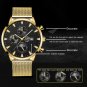 Mesh Rose Black_Mens es Luxury Stainless Steel Mesh Belt Quartz Wrist  Luminous Clock Men Business C