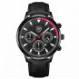 Leather Black Silver_Luxury Men's es for Men Sports Stainless Steel Mesh belt Quartz Wrist Calendar