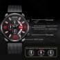 Mesh Black White_Mens Luxury es Stainless Steel Mesh Belt Quartz Wrist Men Business Calendar Lumino