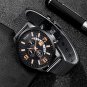 Mesh Black White_Mens Luxury es Stainless Steel Mesh Belt Quartz Wrist Men Business Calendar Lumino
