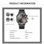 Mesh Gold Black_2022 Men es Luxury Mens Business Stainless Steel Mesh Belt Quartz Wrist Luminous Cl