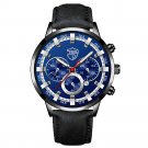 Leather Black Silver_2022   Mens es Men Business Stainless Steel Mesh Belt Quartz Wrist  Man Sports 