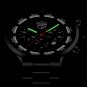 Mesh Black Gold_2022   Mens es Men Business Stainless Steel Mesh Belt Quartz Wrist  Man Sports Casua