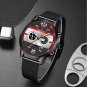 Mesh Silver Black_Mens es Calendar Men Busines Stainless Steel Mesh Belt Quartz Wrist Male Leather