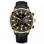 Leather Black Gold_Mens Luxury es Men Business Stainless Steel Quartz Wrist  Man Sports Casual Leath