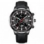 Leather Black Silver_Mens Luxury es Men Business Stainless Steel Quartz Wrist  Man Sports Casual Lea