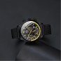 Mesh Black Silver_Men's es Luxury Man Sports Stainless Steel Mesh belt Quartz Wrist for Men Busines