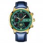 Leather Gold Gold_2022 men's sports es men luxury stainless steel quartz es luminous clock man busin