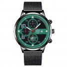 Mesh Black Silver_2022 men's sports es men luxury stainless steel quartz es luminous clock man busin