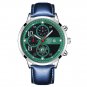 Leather Silver Black_Luxury Mens Sports es Men Business Stainless Steel Quartz Wrist Luminous Clock