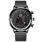 Mesh Black Black_2022 Mens es Luxury Men Stainless Steel Quartz Wrist  for Men Business Casual Leath