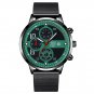 Mesh Black Black_Mens Sports Luxury es Men Business Stainless Steel Quartz Wrist Luminous Clock  Man