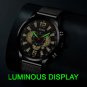 Leather Silver Blue_2022 Mens Sports es Men Stainless Steel Quartz Wrist Calendar Luminous Clock Ma
