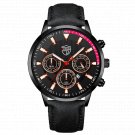Leather Gold Black_Brand For Men es Men Sport Stainless Steel Quartz Wrist Man Clock Business Casual