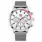 Mesh Silver Silver_Brand For Men es Men Sport Stainless Steel Quartz Wrist Man Clock Business Casual