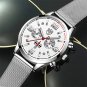 Mesh Gold Black_men's stainless steel es luxury calendar quartz es business es for men
