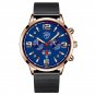 Mesh Rose Blue_men's stainless steel es luxury calendar quartz es business es for men