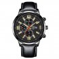 Leather Black Gold_2022 Mens Sports es for Men Business Stainless Steel Mesh belt Quartz Wrist Luxu