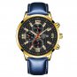 Leather Gold Black_2022 Mens Sports es for Men Business Stainless Steel Mesh belt Quartz Wrist Luxu