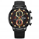 Leather Black Gold_2022 men's sports es men luxury stainless steel quartz es luminous clock man busi