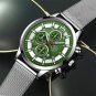 Leather Rose Blue_2022 Luxury Mens Black es Men Business Stainless Steel Quartz Calendar Wrist Man