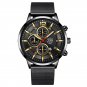 Mesh Black Gold_2022 Luxury Mens Black es Men Business Stainless Steel Quartz Calendar Wrist Man Sp