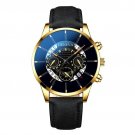 Leather Gold Black_2022 es Mens Sports  Men Business Stainless Steel Mesh Belt Quartz Wrist  Male Cl