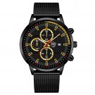 Mesh Black Gold_2022 men's sports es men luxury stainless steel quartz es luminous clock man busines