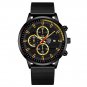 Mesh Black Gold_2022 men's sports es men luxury stainless steel quartz es luminous clock man busines