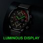Mesh Rose Gold_Luxury Mens es Stainless Steel Mesh Belt Quartz Wrist Men Casual Leather Calendar Lu
