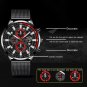 Mesh Black Silver_Mens Luxury Sports es Men Business Stainless Steel Mesh Belt Quartz Clock Man Casu