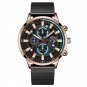 Mesh Rose Blue_Mens Luxury Sports es Men Business Stainless Steel Mesh Belt Quartz Clock Man Casual 