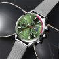 Mesh Black Silver_Mens Luxury Sports es Men Business Stainless Steel Quartz Wrist Luminous Clock Ma
