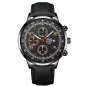 Leather Black Gold_Luxury Mens es Men Business Gold Stainless Steel Mesh Belt Quartz Clock Man Casua