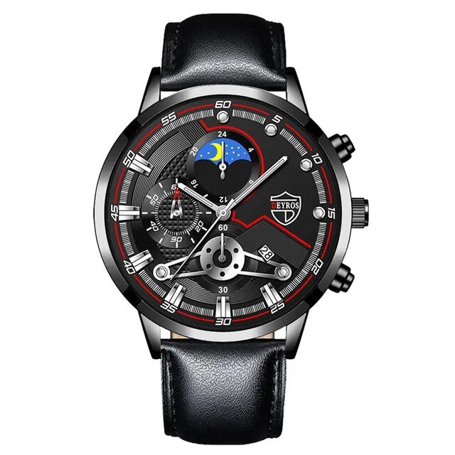 Leather Black Silver_2022 Men's es Luxury Designer For Men Stainless Men Steel Mesh Strap Calendar e
