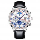 Leather Silver White_2022 Men's es Luxury Designer For Men Stainless Men Steel Mesh Strap Calendar e