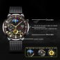 Leather Black Gold_Luxury es for Men Business Stainless Steel Quartz Wrist Calendar Clock Mens Casu