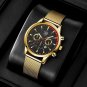 Mesh Black Black_2022 Men es Luxury Famous Brand Men Stainless Steel Mesh Belt Calendar  Men Busines