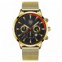 Mesh Gold Black_2022 Men es Luxury Famous Brand Men Stainless Steel Mesh Belt Calendar  Men Business